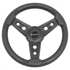 Gussi Lugana Black Steering Wheel and Adapter - Club Car Precedent4